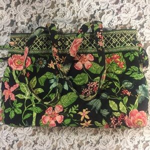[Vera Bradley] black pink shoulder bag purse 👜